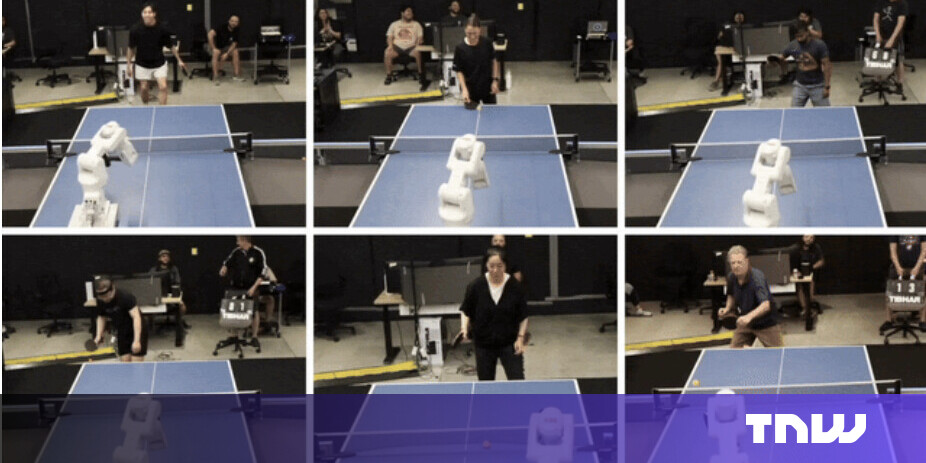 Google DeepMind’s new AI robot plays table tennis at ‘human level’