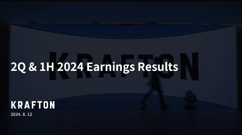 Krafton H1 24 revenue and operating profit surges to record highs